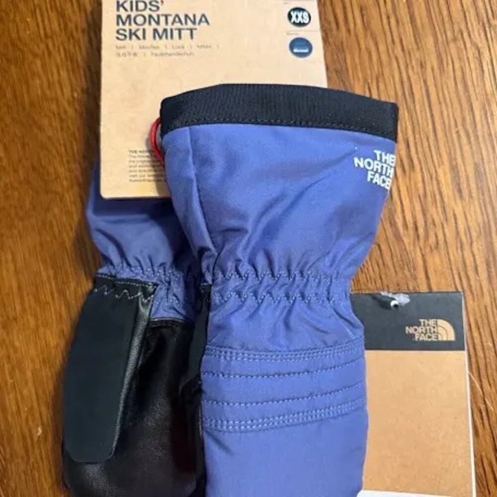 The North Face Kids’ Montana Ski Mitts XXS in Cave Blue - NEW with tags